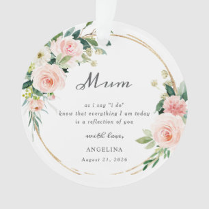 Mère de la mariée ornement de souvenir