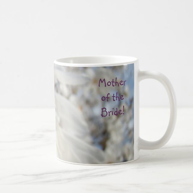 Mère de la mariée ! Tasse à café mug Magnolia blan (Droite)