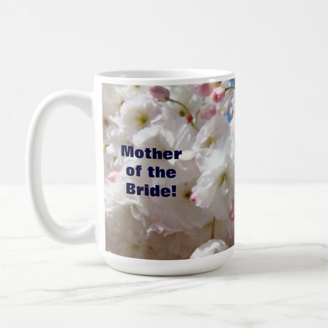 Mère de la mariée tasses Mariage Fleurs de fleurs (Gauche)