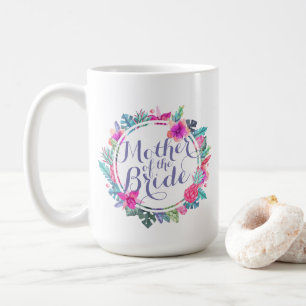 Mère de la mariée Tropical Floral Classic Mug