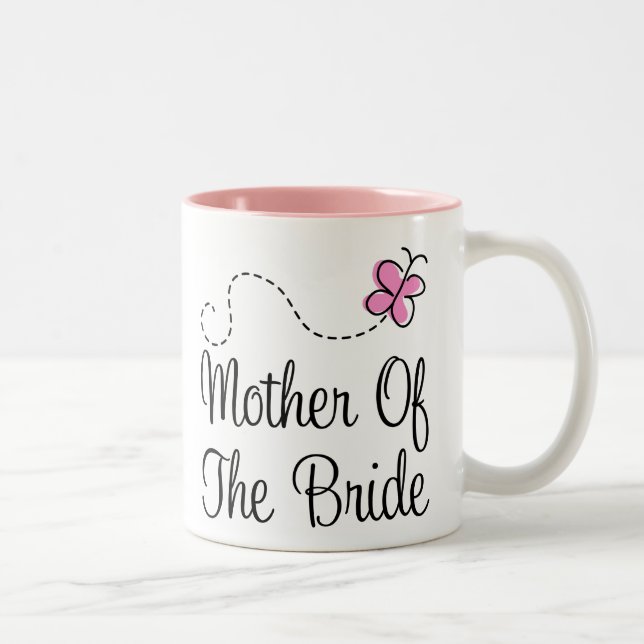 Mère de la tasse de mariage de jeune mariée (Droit)