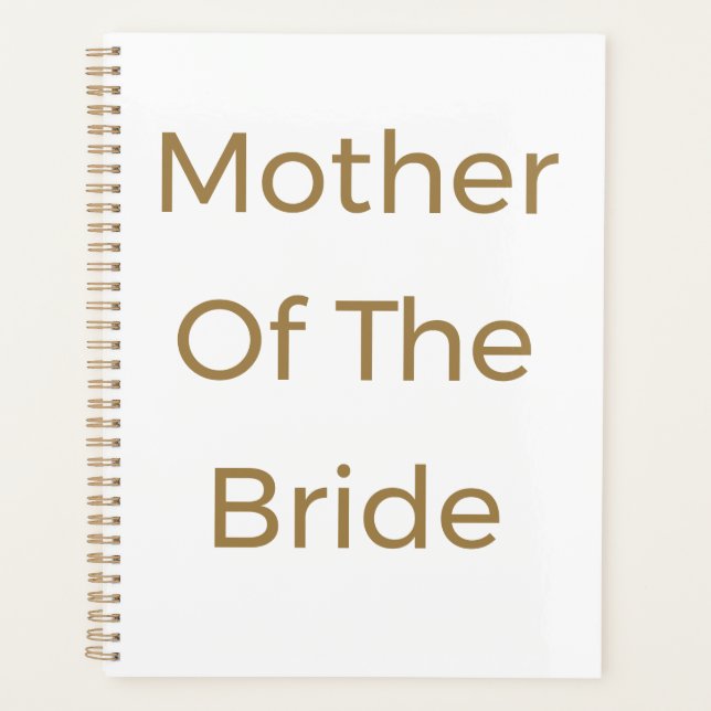 Mère De L'Épouse Or Blanc Mariage Cadeau Faveur (Devant)