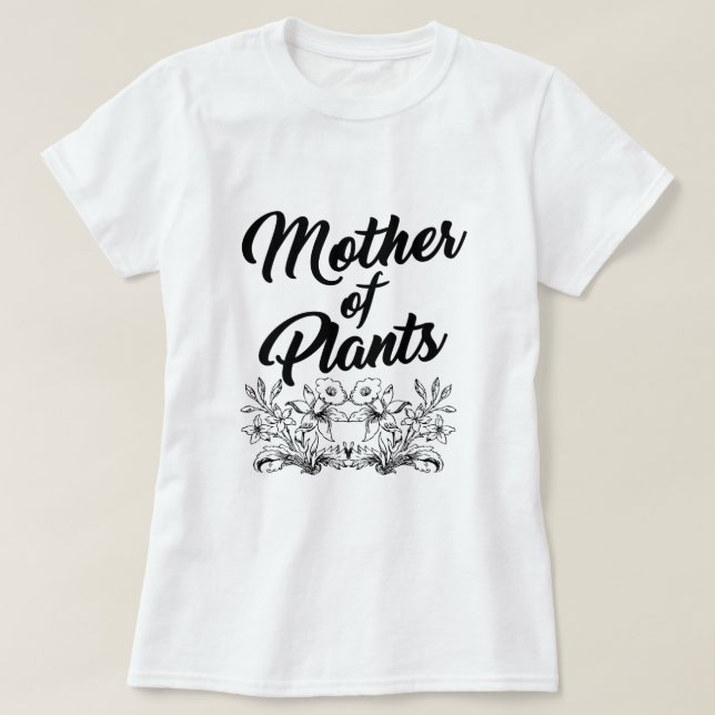 MÈRE DES T-shirts PLANTES (Design devant)