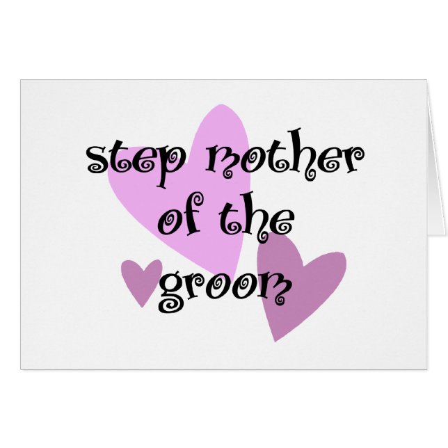 Mère d'étape du marié (Devant horizontal)