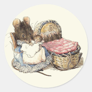 Mère Dormouse Babysitter Stickers