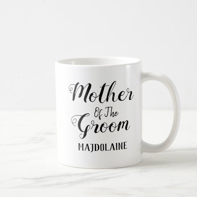 Mère Du Groom Mug (Droite)