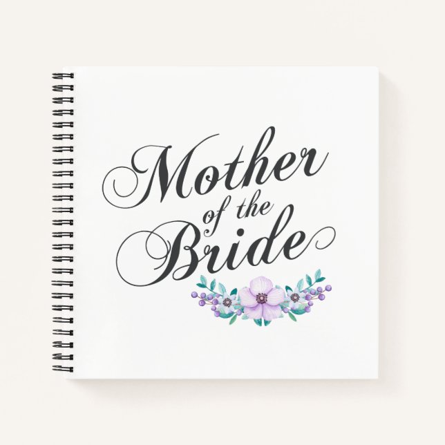 Mère du Mariage de mariée | Livre d'or (Devant)