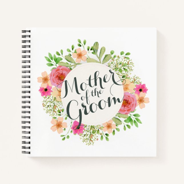 Mère du Mariage Groom livre d'or (Devant)