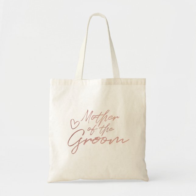 Mère du marié - sac fourre-tout rose à aluminium (Devant)