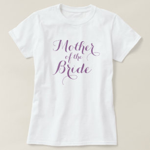 Mère élégante de la lavande des T-shirts de