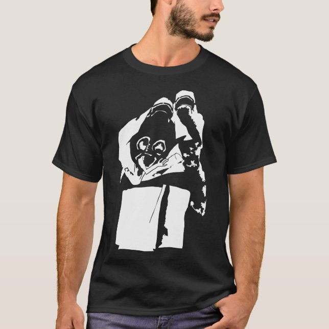 "Mère et Amour de l'enfant - T-shirt peint à la ma (Devant)