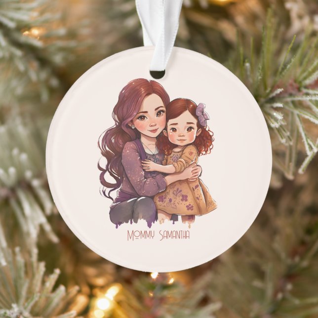 Mère et fille parkly personnalisée (Arbre)