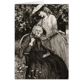 Mère et fille vintage âgée