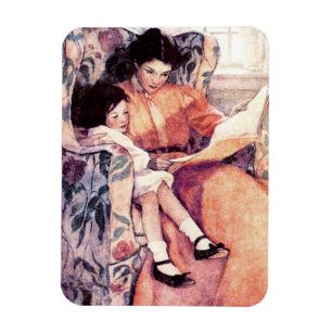 Mère & Fille. Magnets cadeaux de la fête des mères