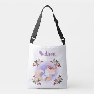 Mère Fox Hug Bébé Lapin Lapin Sac Crossbody