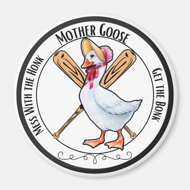 Mère Goose Magnet (Devant)