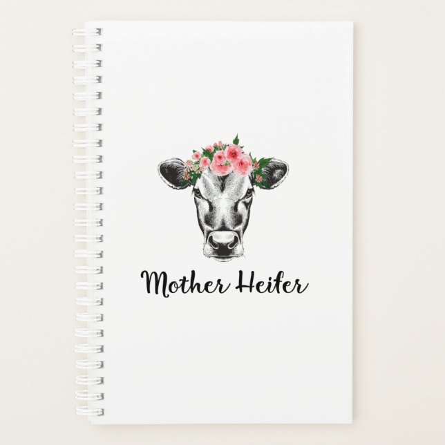 Mère Heifer Cute cadeau parfait pour Mère (Devant)