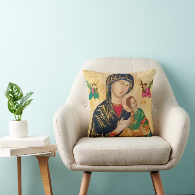 MÈRE MARIE ET BÉBÉ JÉSUS COUSSIN ART (Chaise)