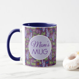 Mère’s Mug fleurs sauvages & papillons lilas