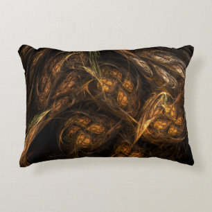 Mère Terre Abstraite Coussin d'accent d'art