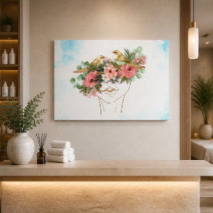 Mère : Toile imprimée Cœur de la Maison (Tailles v