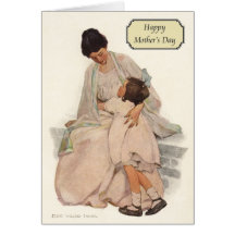 Mère vintage + Fille par Jessie Willcox Smith