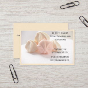 Merengue Bäckerei Bäckerei Konditorei Koch Visitenkarte