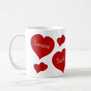Mère's Day Hearts Mug