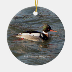 Merganser-Ornament Keramik Ornament