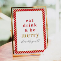 MERI Christmas Eat Drink & Be Merry Food Table