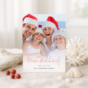 Meri Kirihimete Foto Overlay NZ Christmas Feiertagskarte