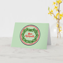 Meri Kirihimete Maori Frory Weihnachtsgrüßen Karte