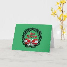 Meri Kirihimete Maori Frory Weihnachtsgrüßen Karte