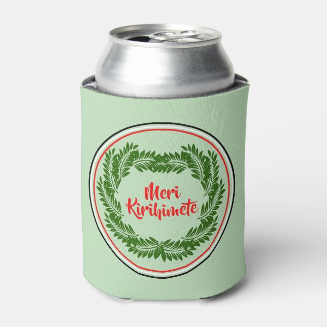 Meri Kirihimete Maori Merry Christmas Dosenkühler (Kanne Vorderseite)