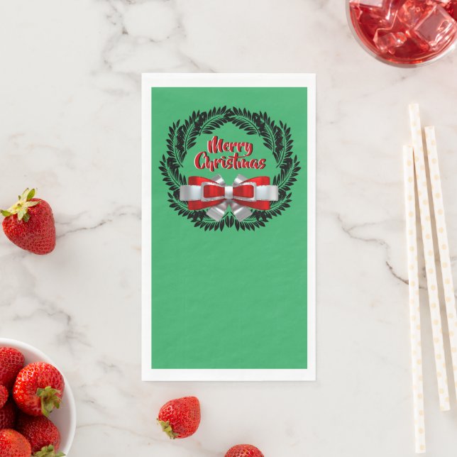 Meri Kirihimete Maori zu frohen Weihnachten Serviette (Beispiel)