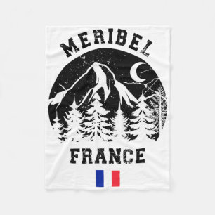 Meribel Frankreich Alpen Skigebiet Alpen Fleecedecke