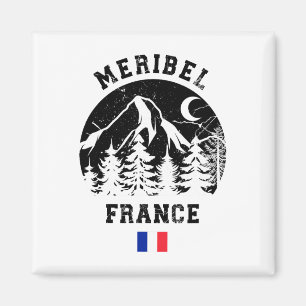 Meribel Frankreich Alpen Skigebiet Alpen Magnet