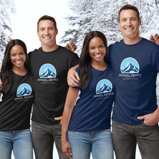 Méribel Meribel France les trois Vallées T - Shirt (Von Creator hochgeladen)