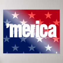 "Merica 11"x8.5"-Poster