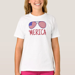 "Merica 4. Juli T - Shirt der Brille