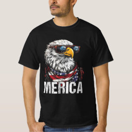Merica Bald Eagle Patriotic Eagle 4. Juli T-Shirt