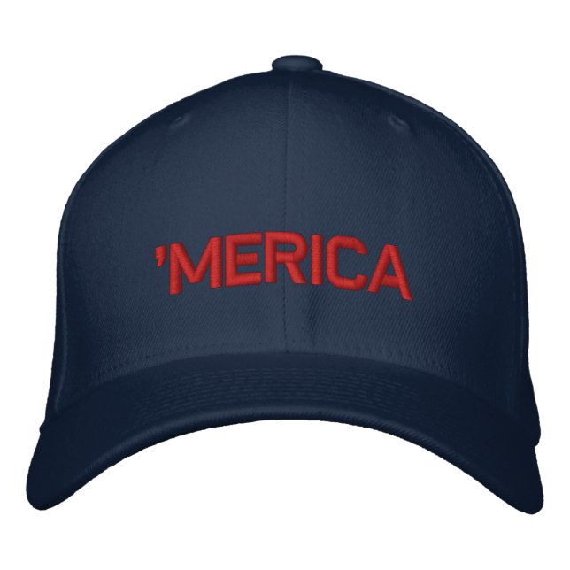 'MERICA Casquette brodé (Devant)
