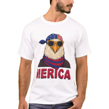 Merica Cool Eagle - Patriotic USA Flag Design