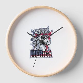 Merica Cool Unicorn Patriotic Vibes Tank Top Uhr