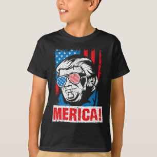 Merica Donald Trump Usa Flagge Wahl Republikaner G T-Shirt
