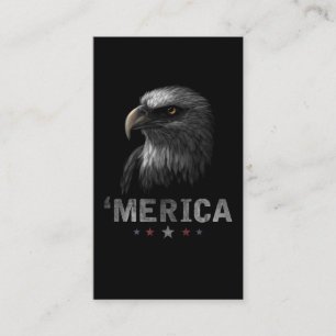 Merica Eagle 4. Juli USA Patriotic Visitenkarte