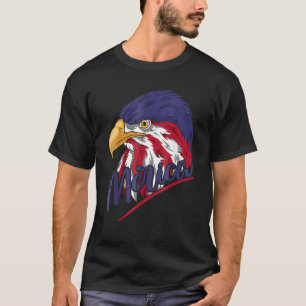 Merica Eagle Mulle American Flag USA Männer 4. Ju T-Shirt