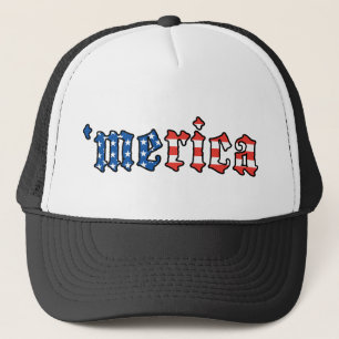 Merica Fernlastfahrer-Hut Truckerkappe