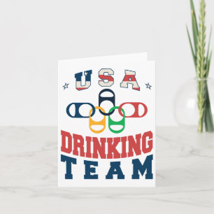 Merica Funny Usa Drink Team Patriotic USA Amerika Karte