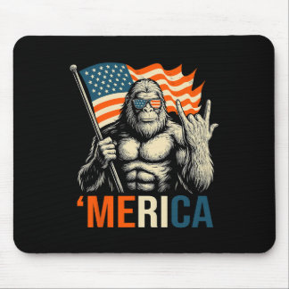‘merica Gorilla Flag Sungles Funny Patriotic Mousepad